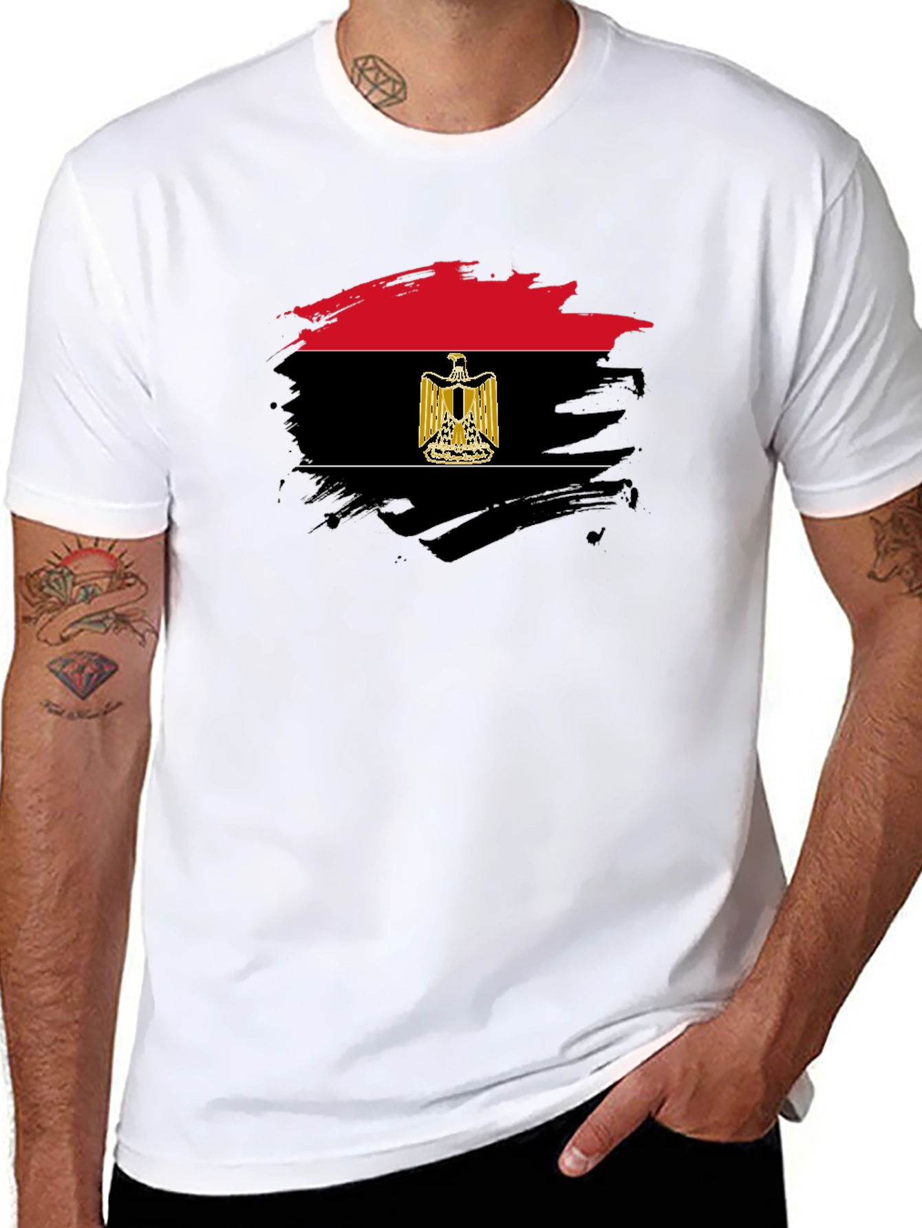 Egypt Flag T-Shirt - National Pride Tee