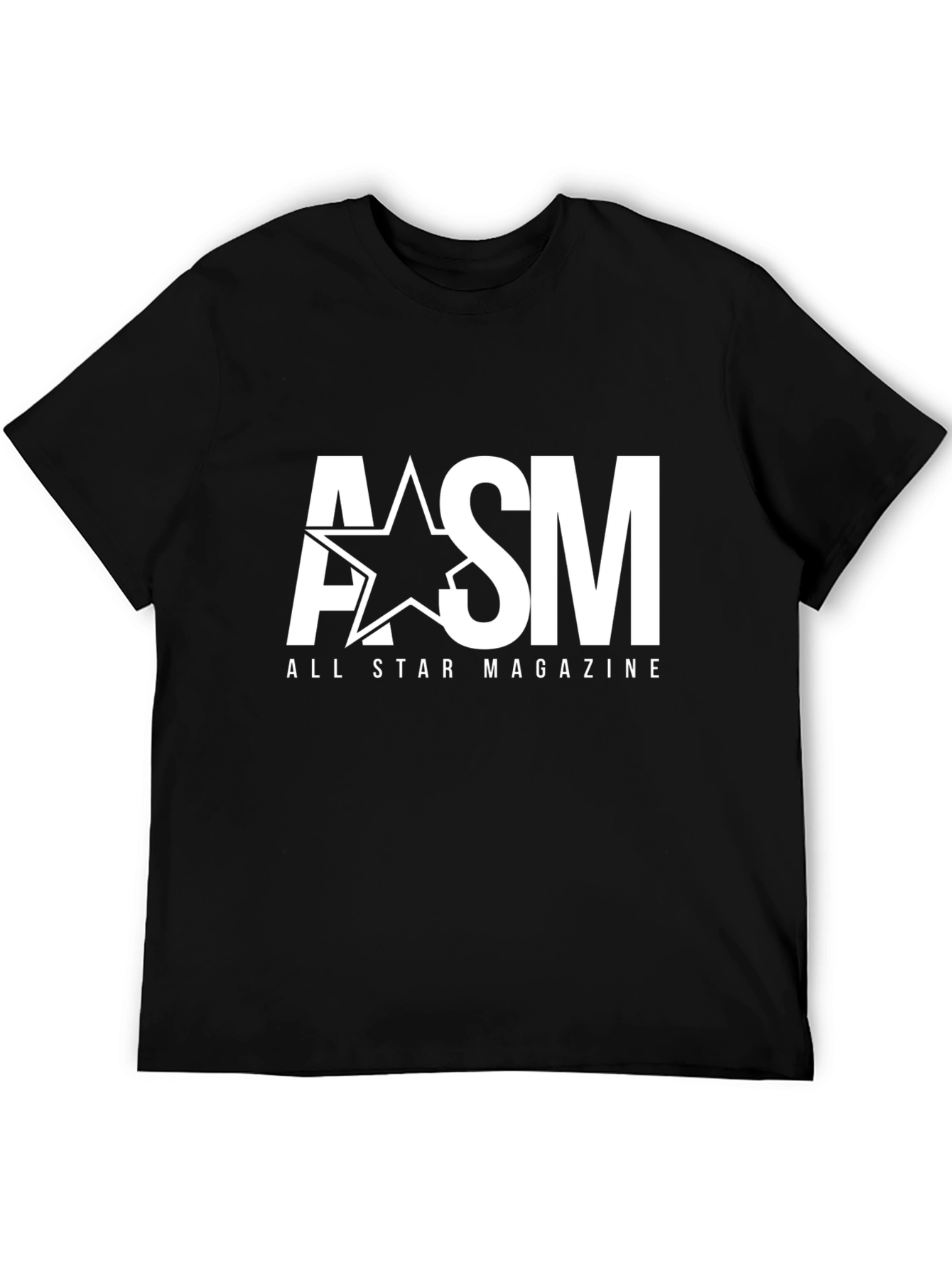 ASM All Star Magazine Black Graphic T-Shirt