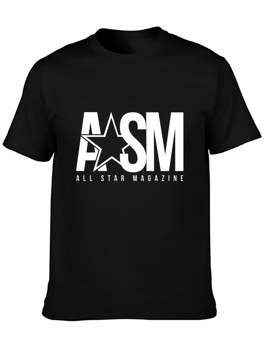 ASM All Star Magazine Black Graphic T-Shirt