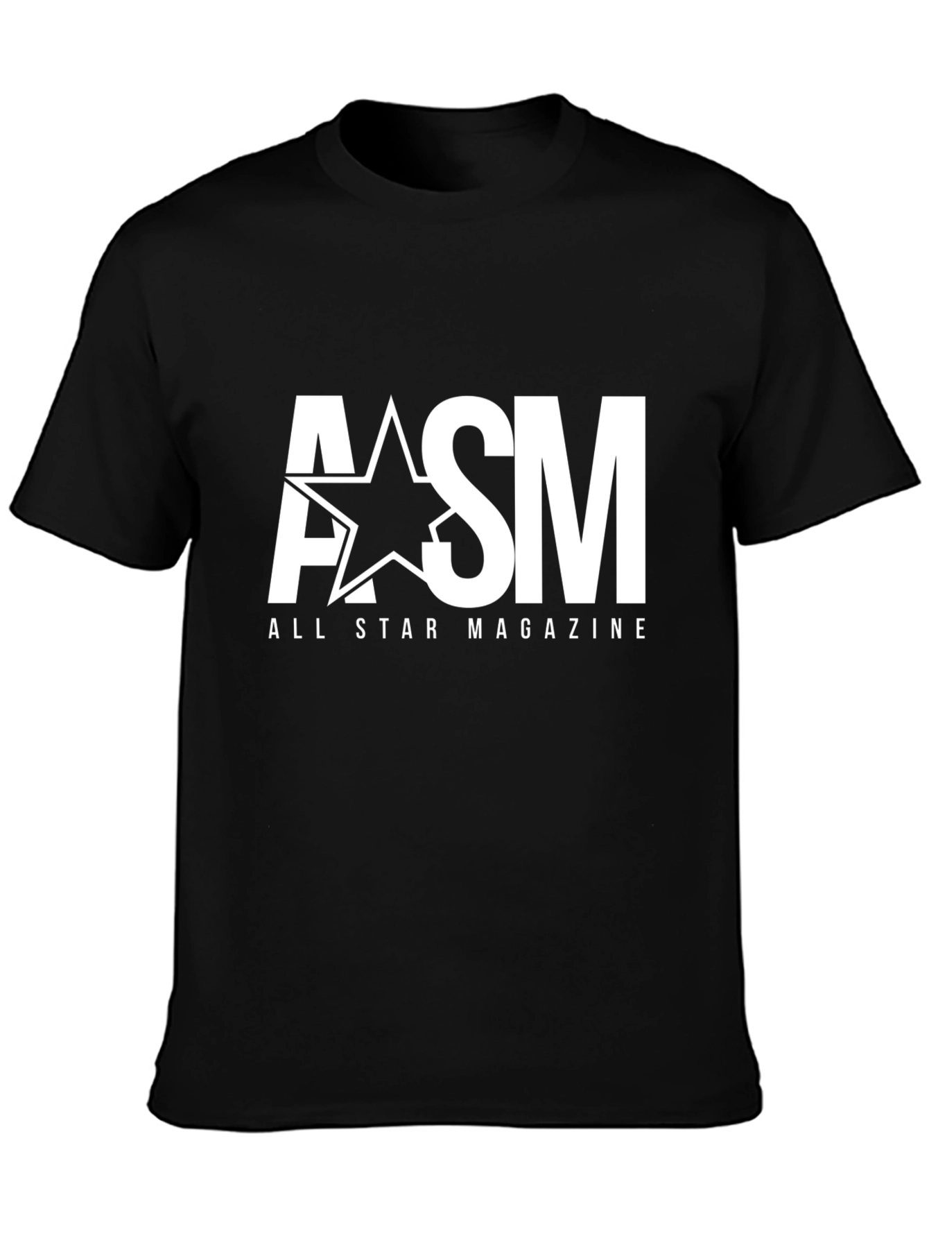 ASM All Star Magazine Black Graphic T-Shirt