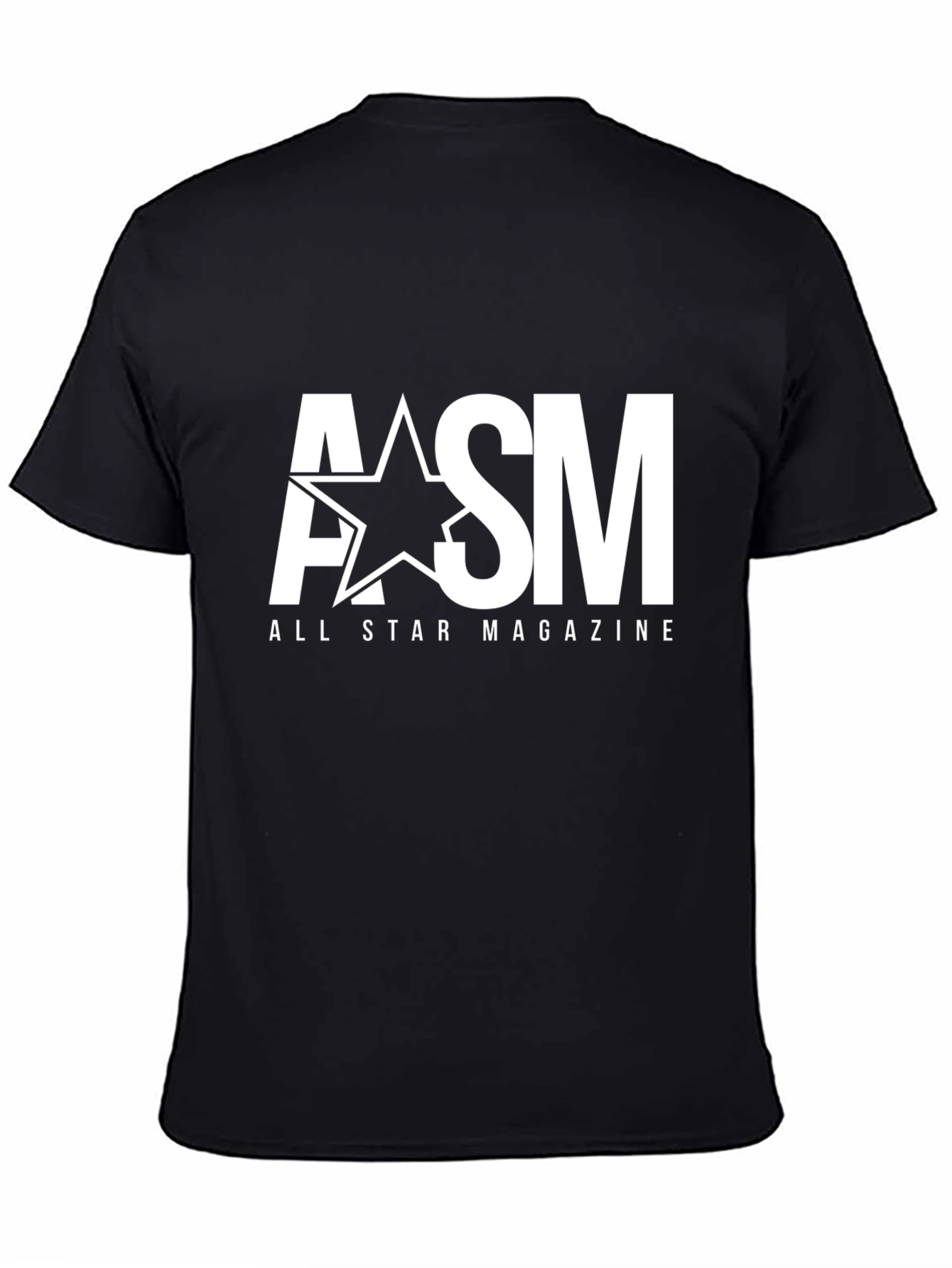 ASM All Star Magazine Black Graphic T-Shirt