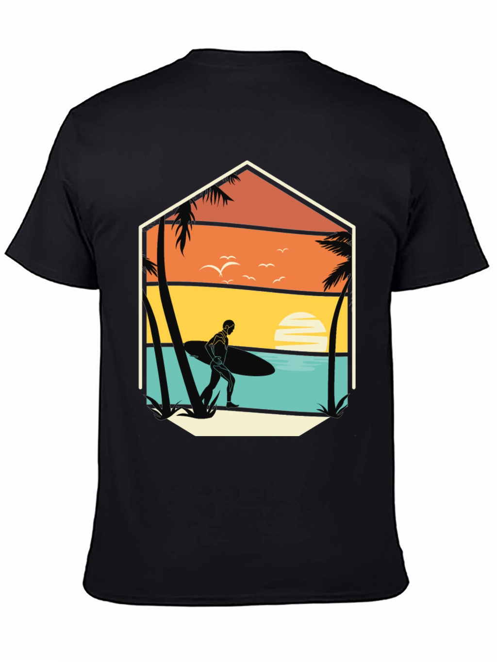 Sunset Surfer Graphic Tee