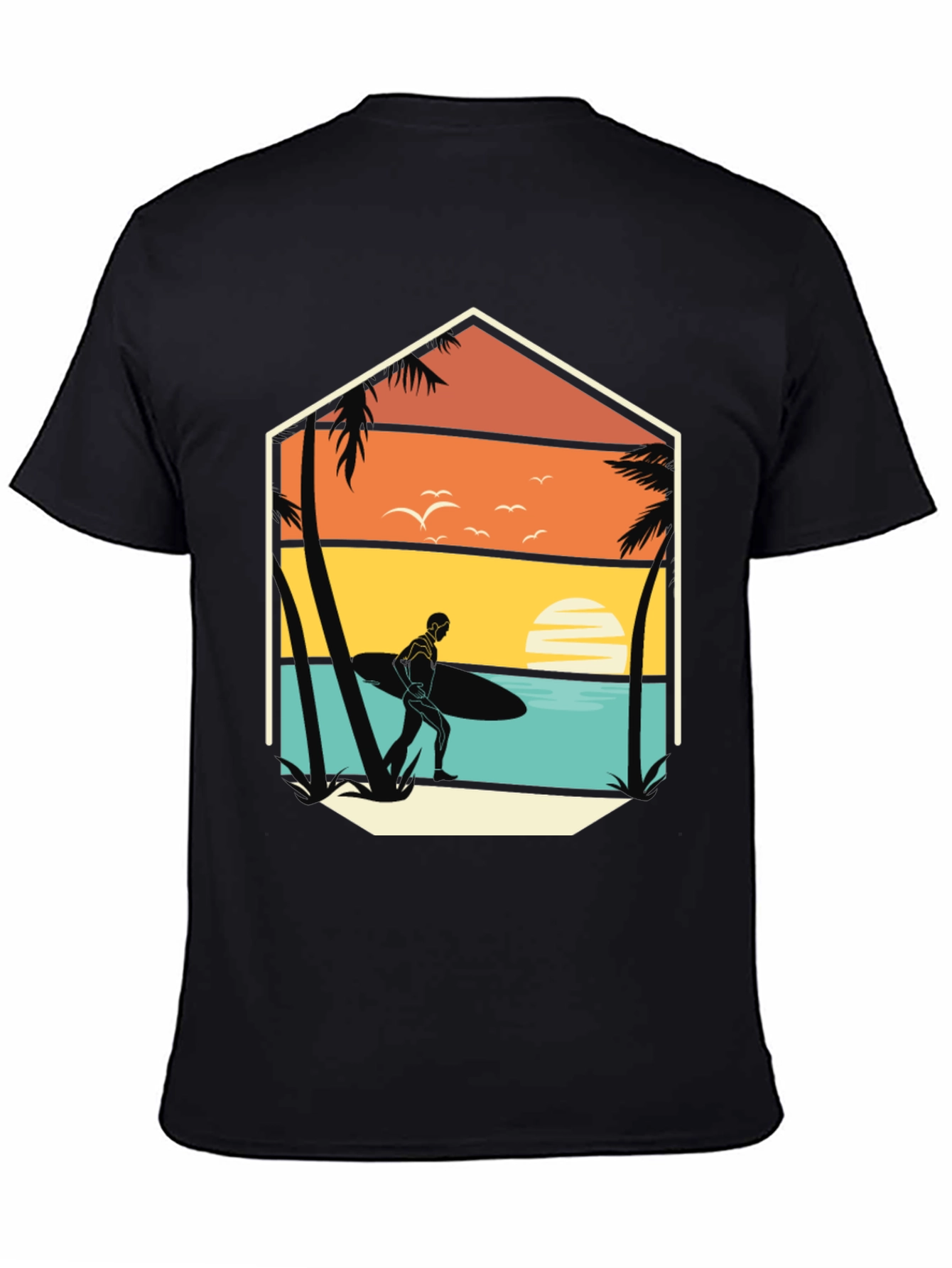 Sunset Surfer Graphic Tee