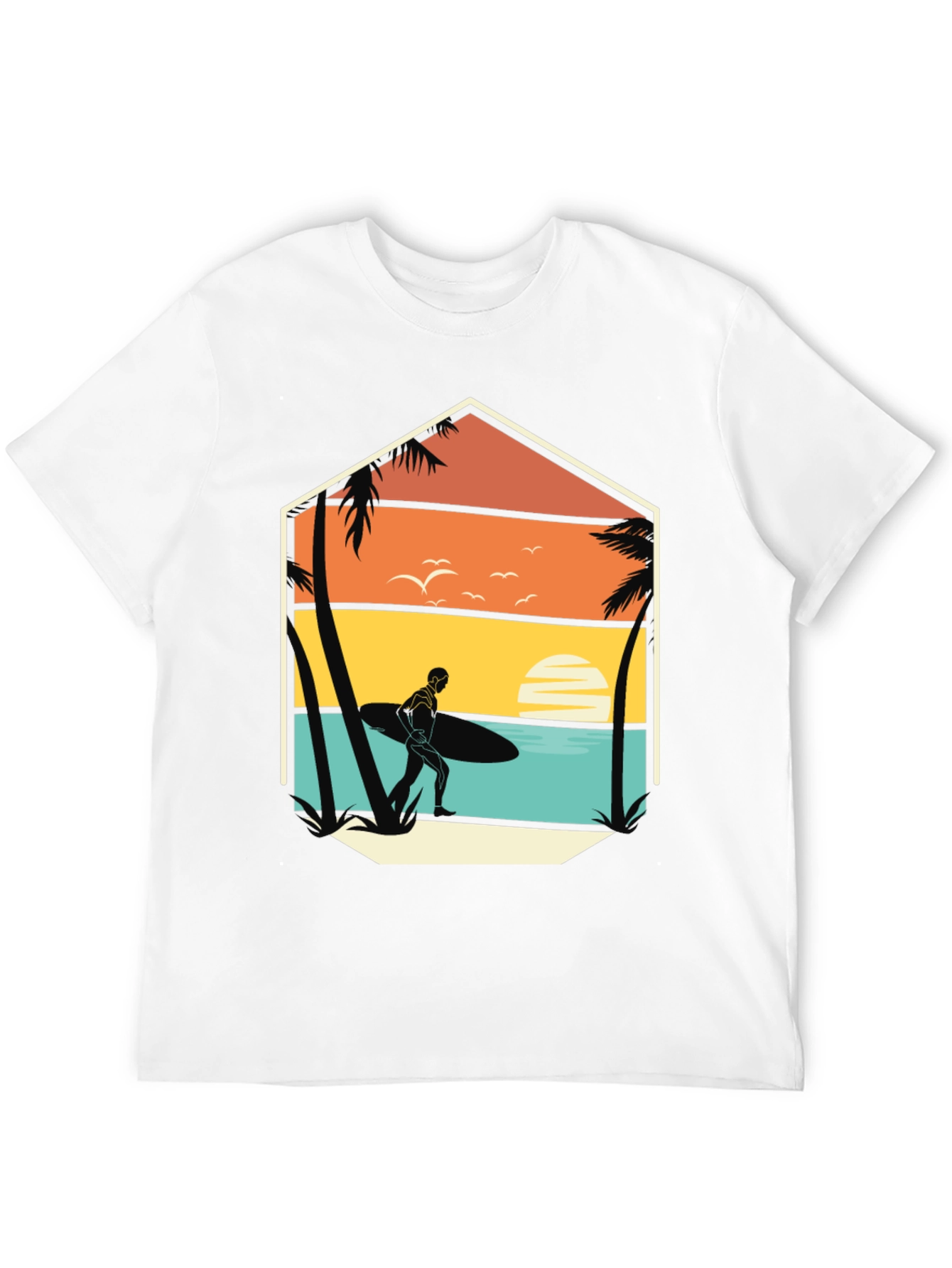 Sunset Surfer Graphic Tee