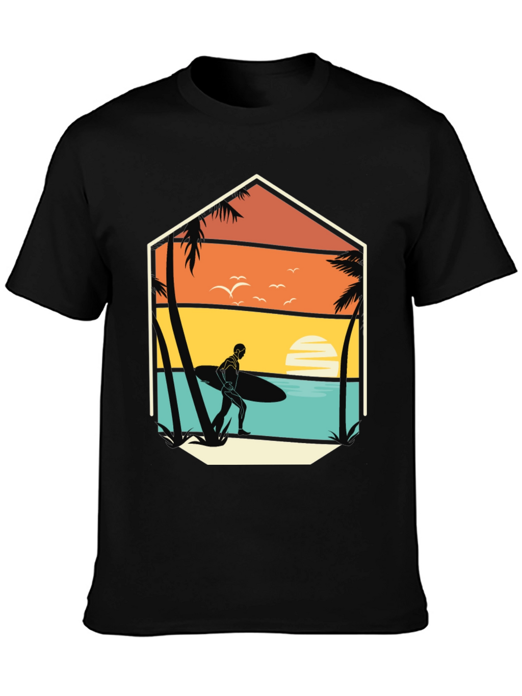 Sunset Surfer Graphic Tee
