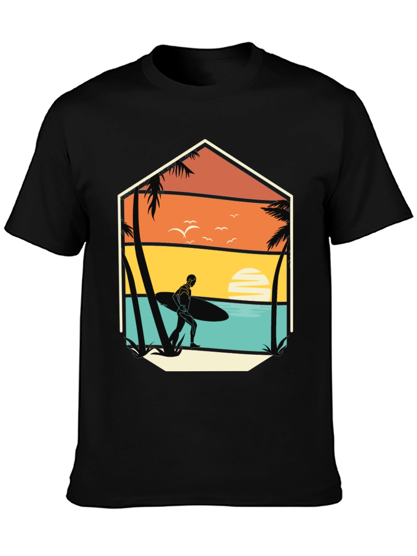 Sunset Surfer Graphic Tee