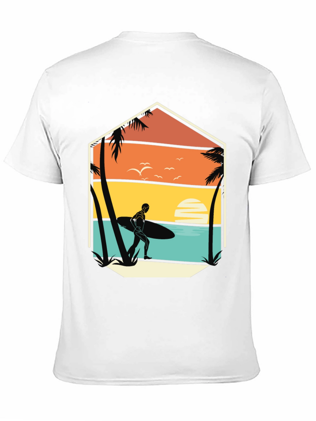 Sunset Surfer Graphic Tee