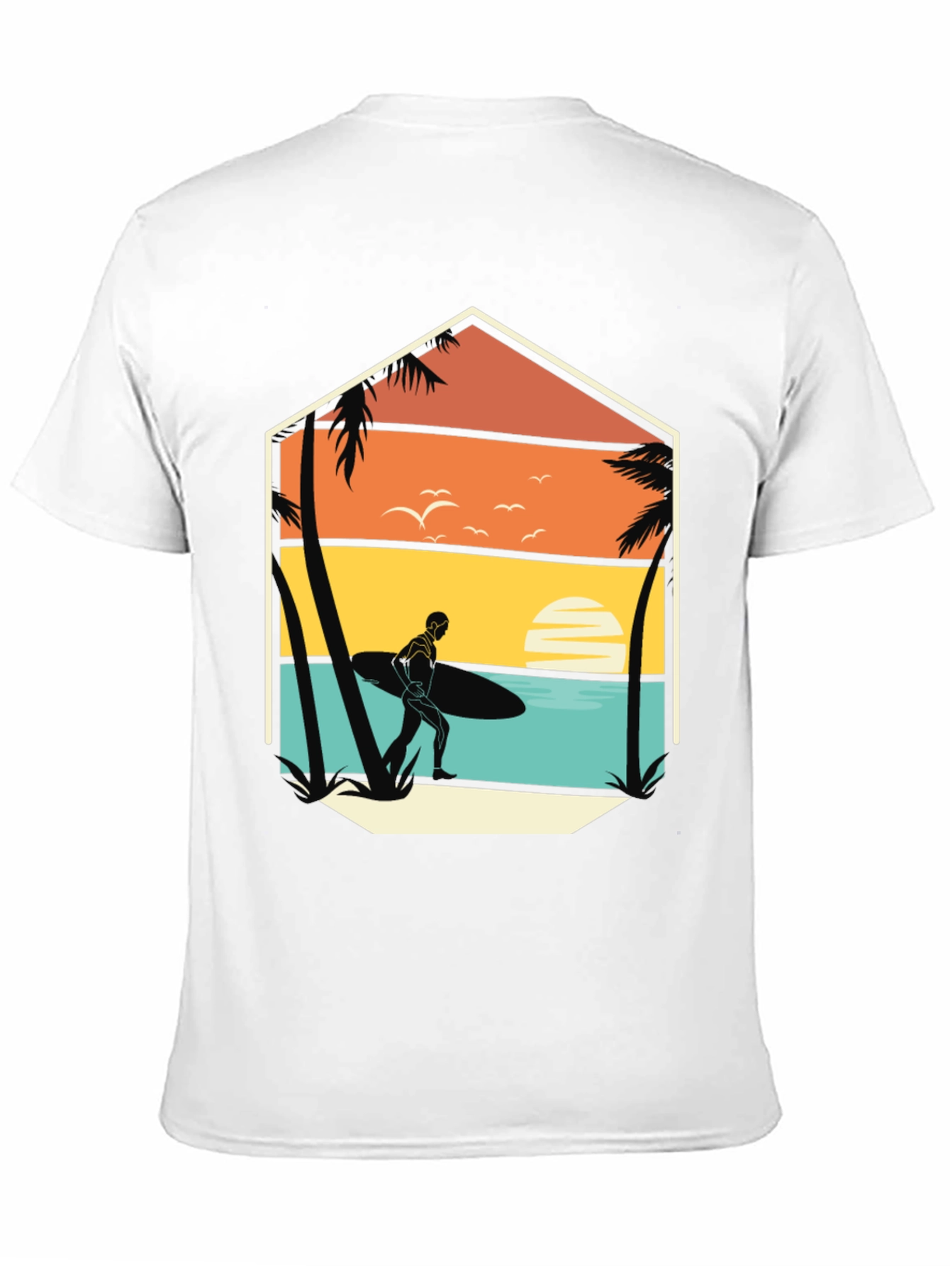 Sunset Surfer Graphic Tee
