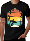 Sunset Surfer Graphic Tee