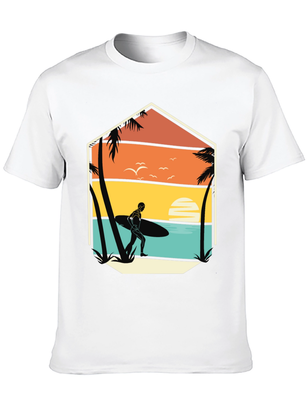 Sunset Surfer Graphic Tee