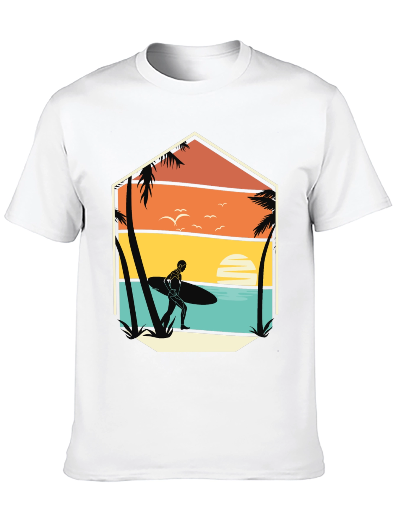 Sunset Surfer Graphic Tee