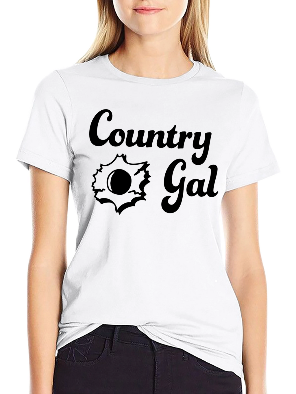 Country Gal T-Shirt - Black