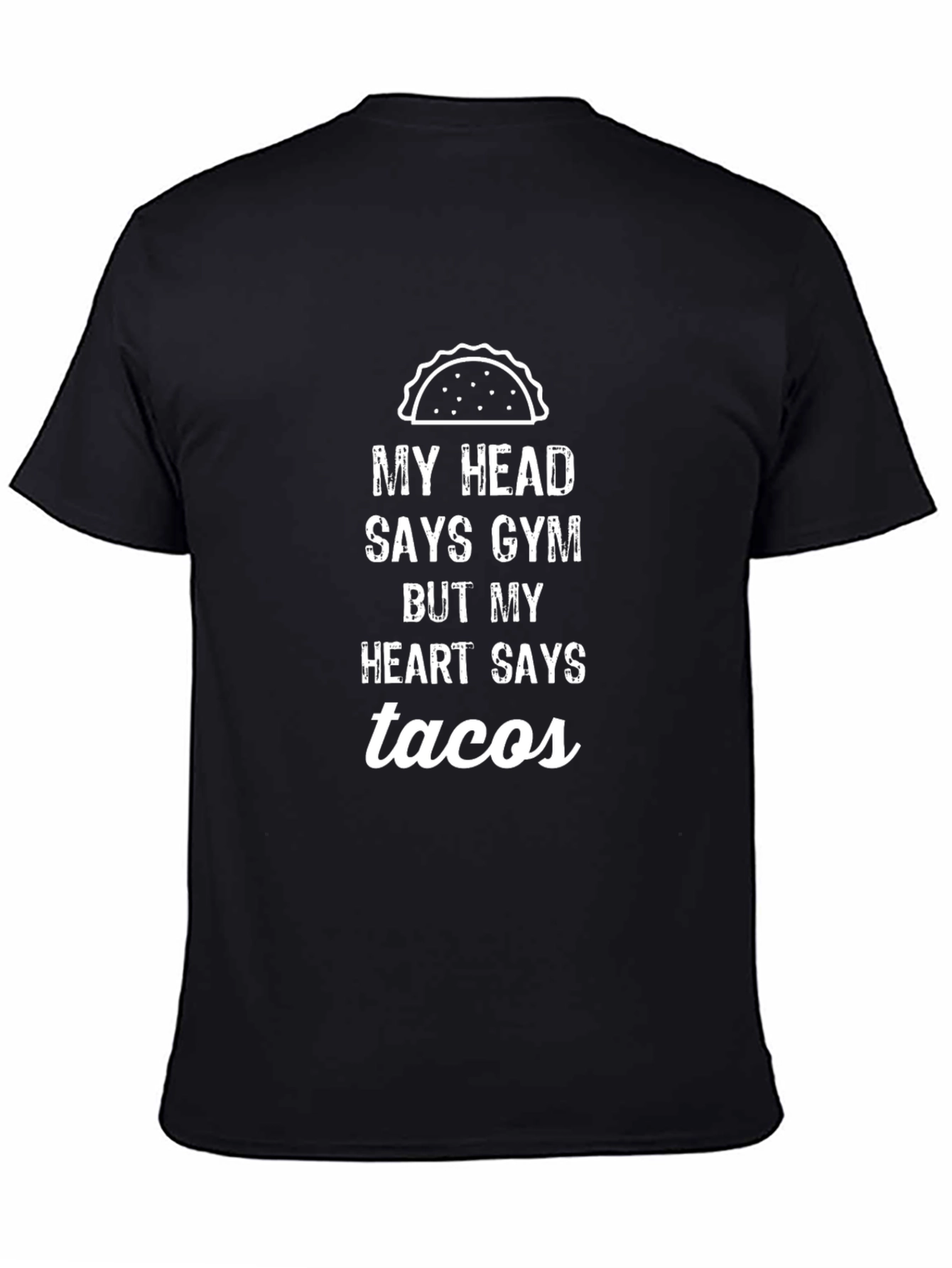 Funny Gym & Taco Graphic Tee