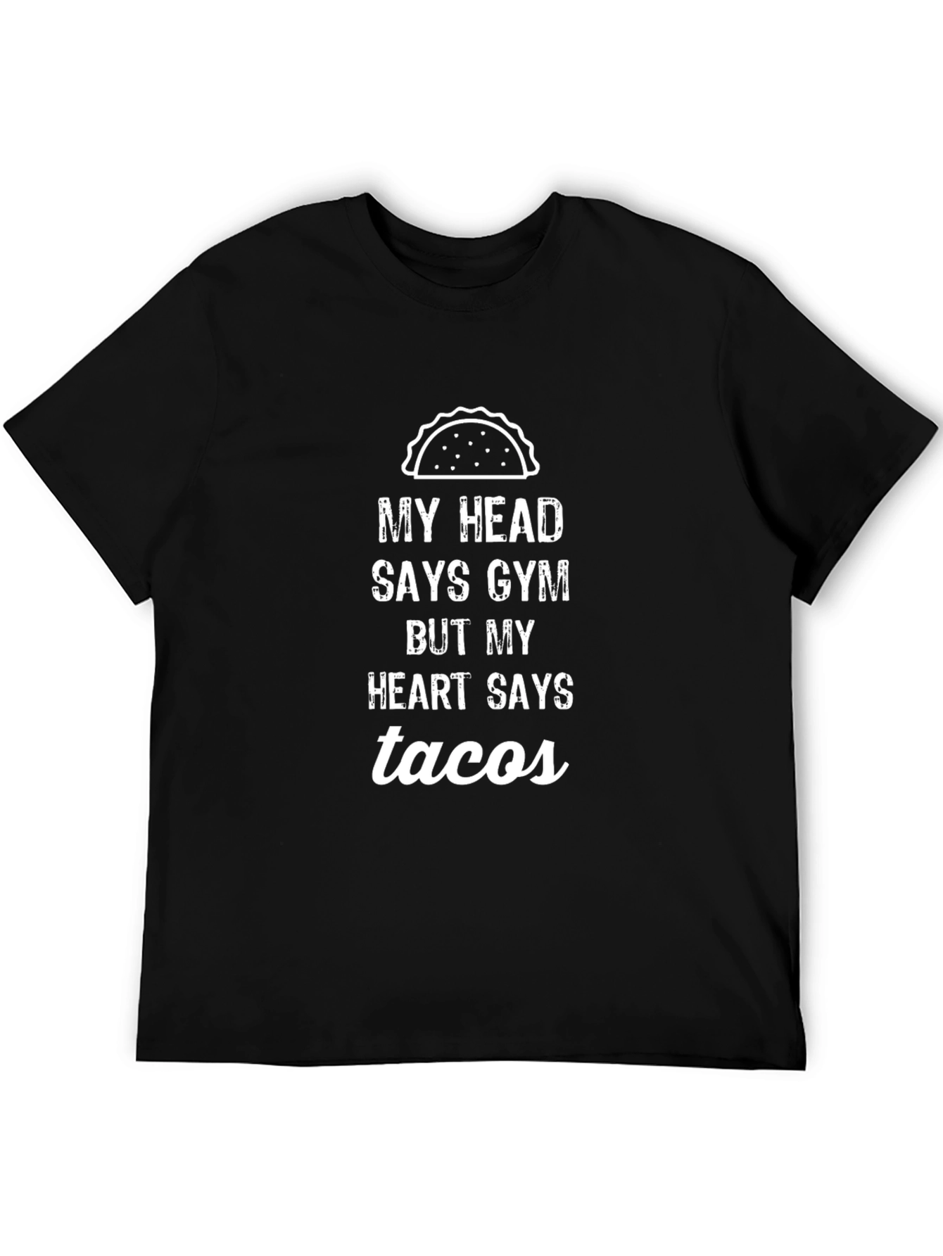 Funny Gym & Taco Graphic Tee