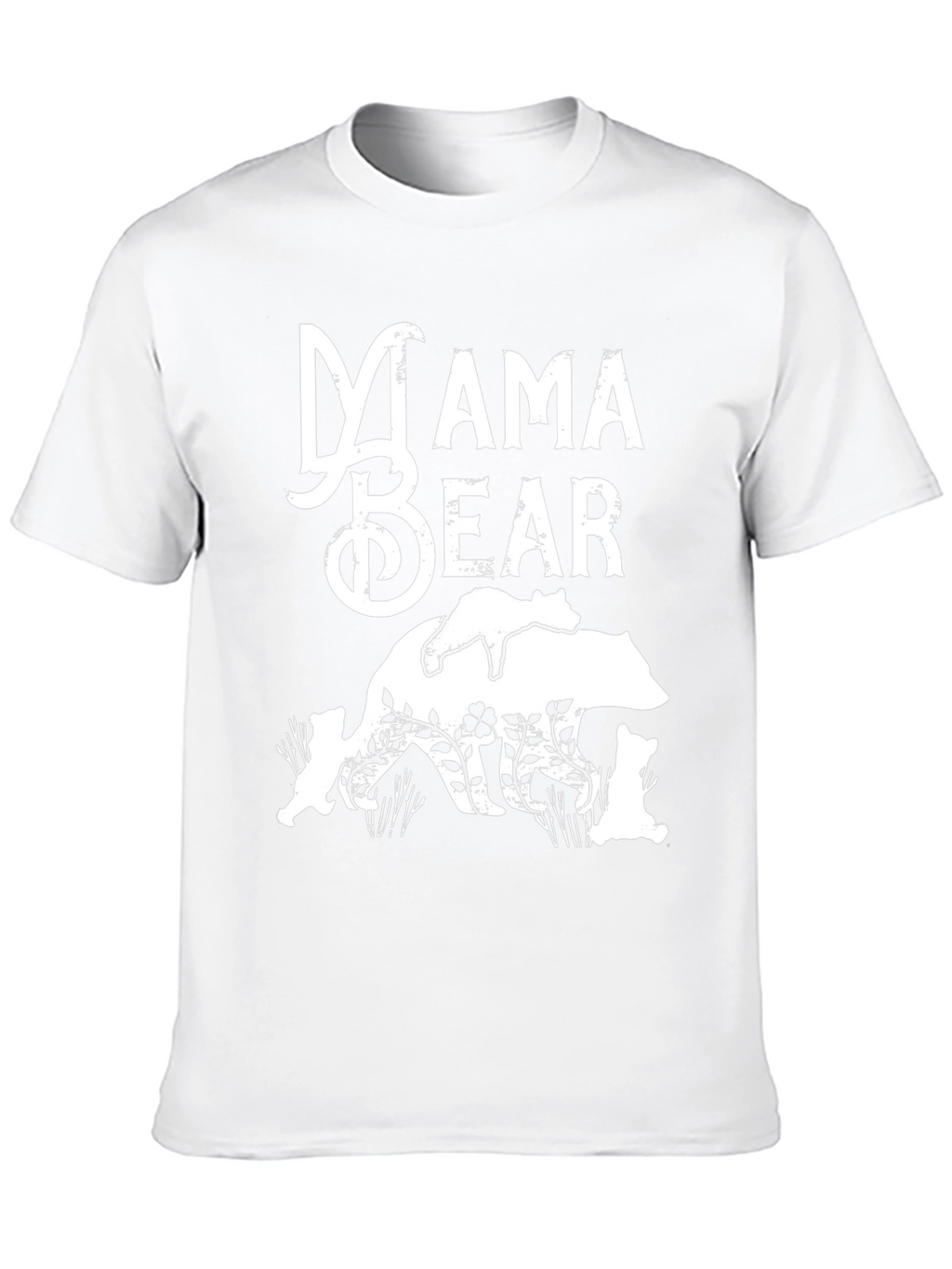 Mama Bear Graphic Tee - Black