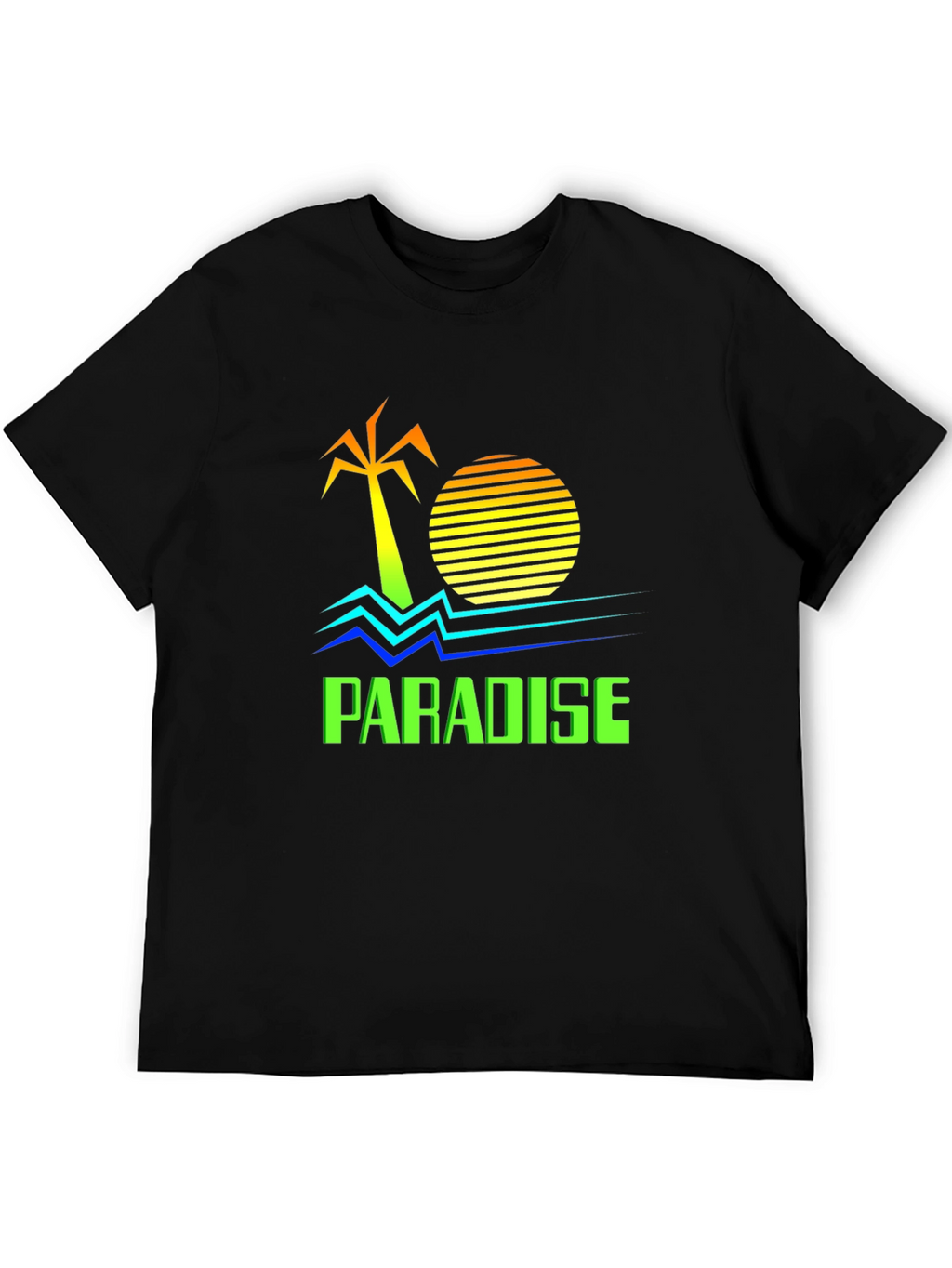 Paradise Palm Tree Graphic T-Shirt