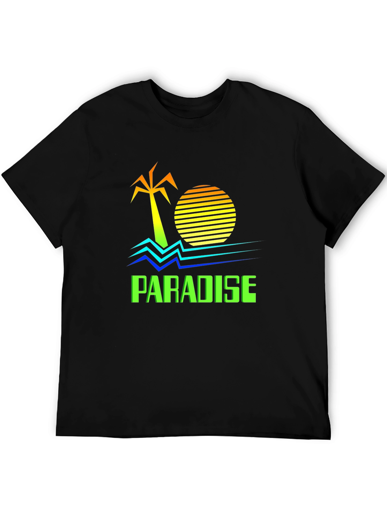 Paradise Palm Tree Graphic T-Shirt