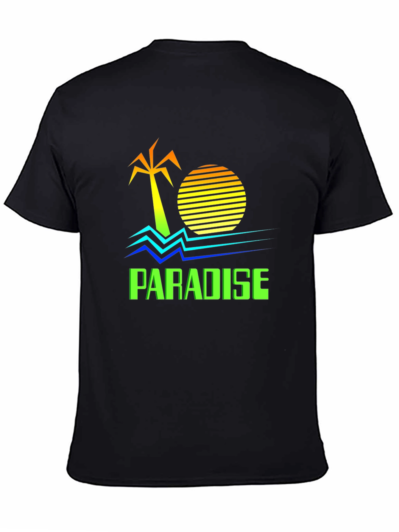 Paradise Palm Tree Graphic T-Shirt