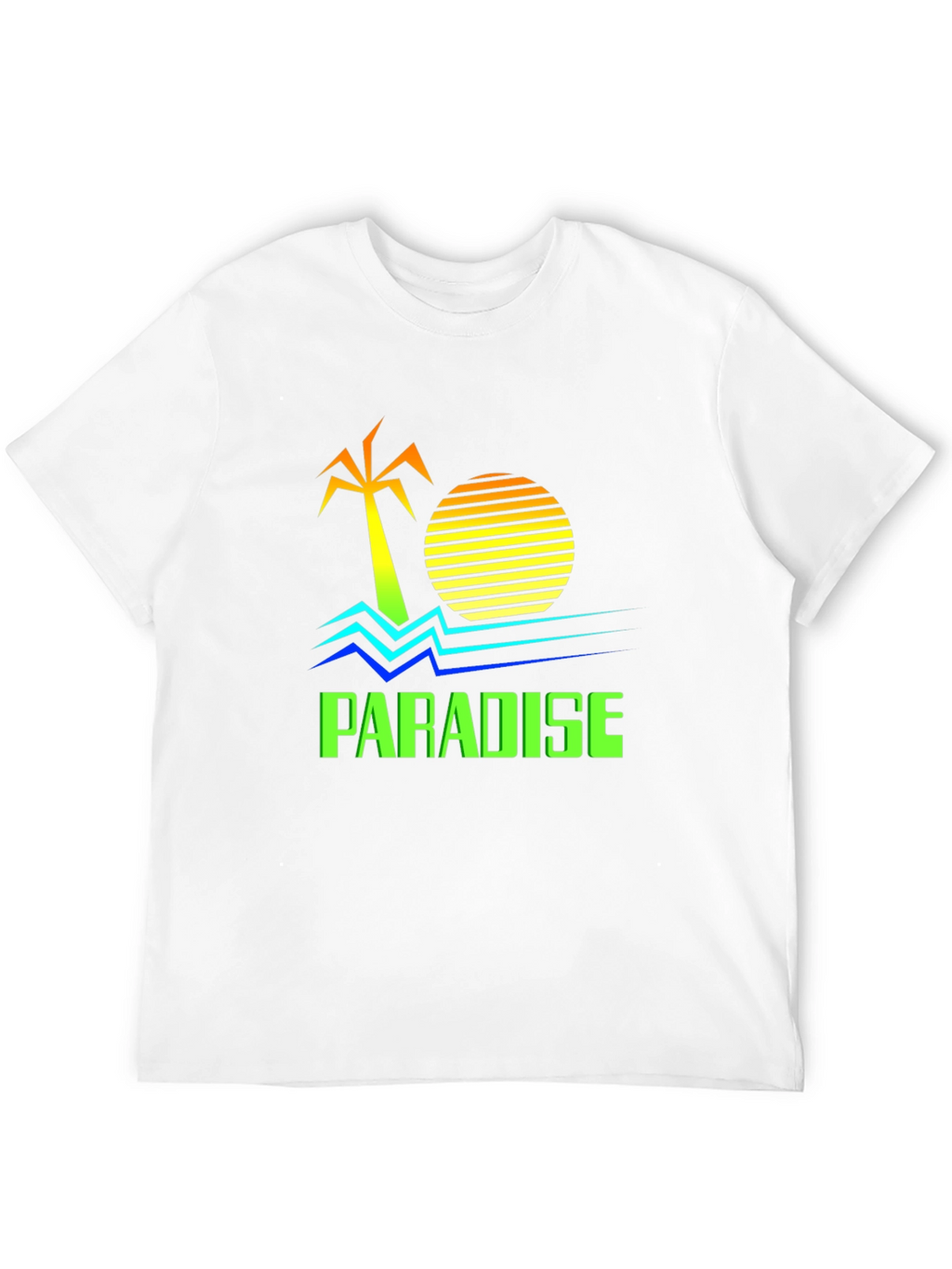 Paradise Palm Tree Graphic T-Shirt