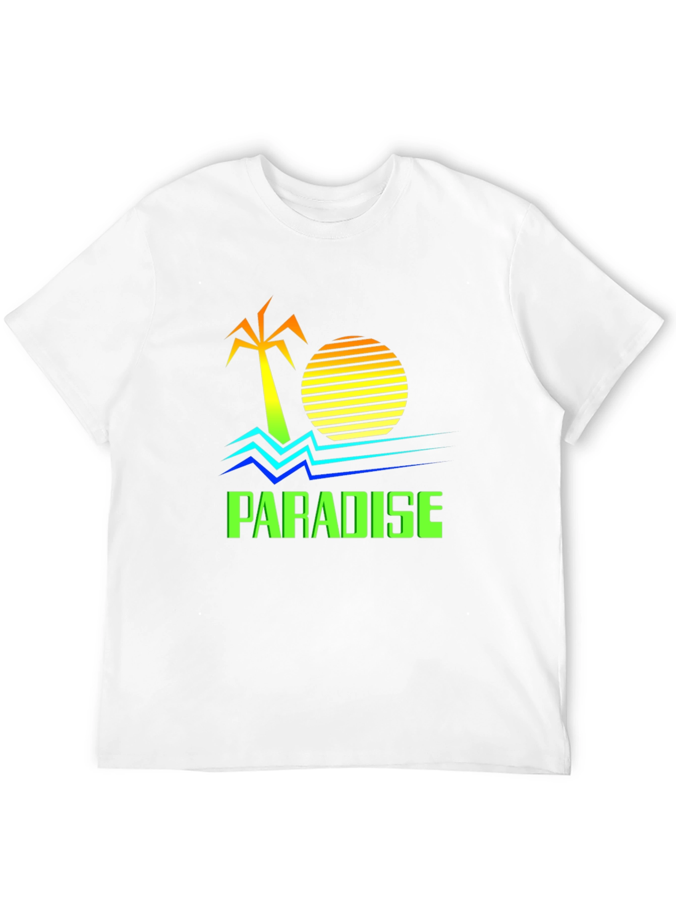 Paradise Palm Tree Graphic T-Shirt