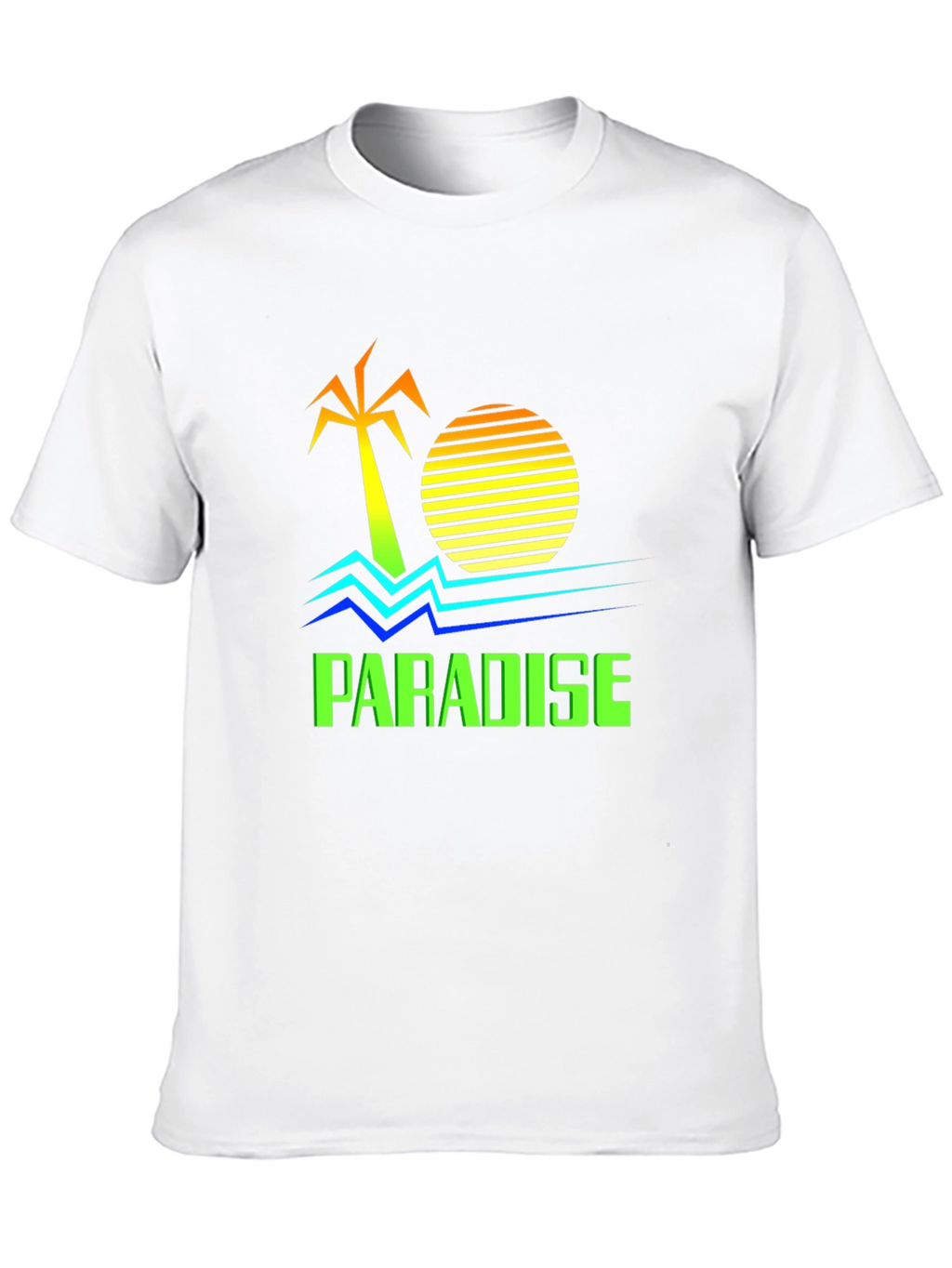 Paradise Palm Tree Graphic T-Shirt