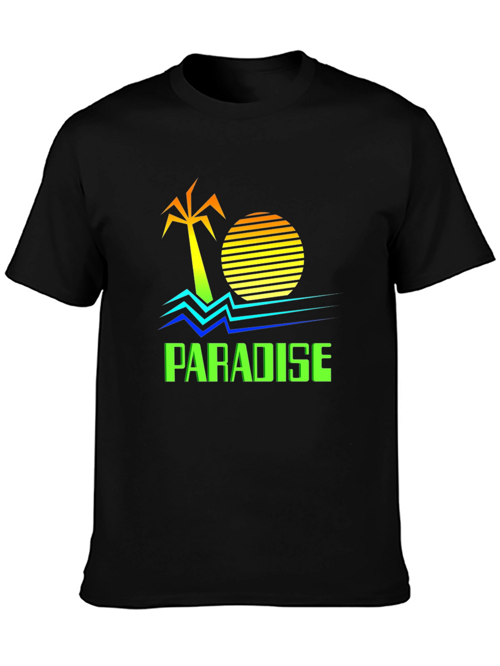 Paradise Palm Tree Graphic T-Shirt
