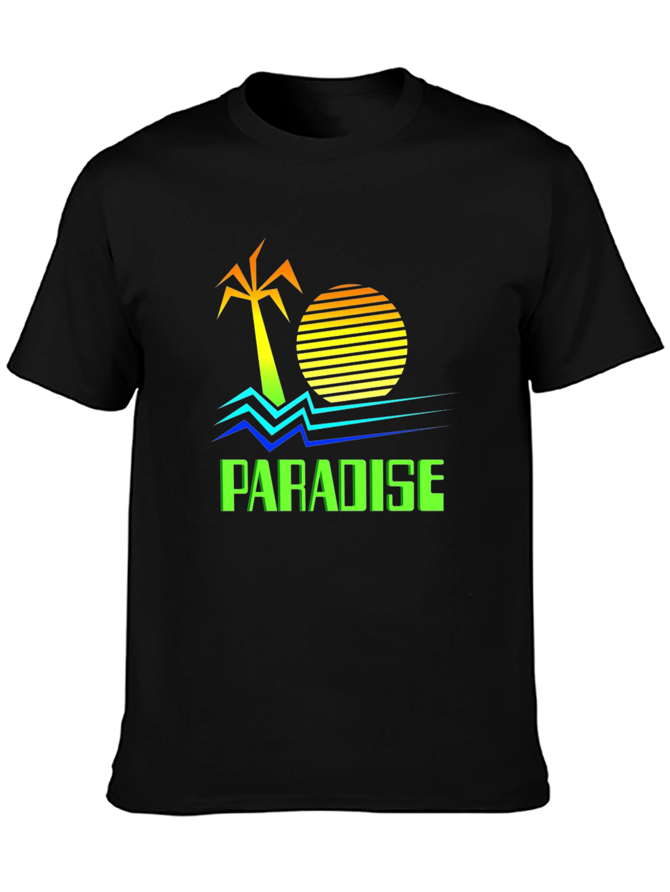 Paradise Palm Tree Graphic T-Shirt