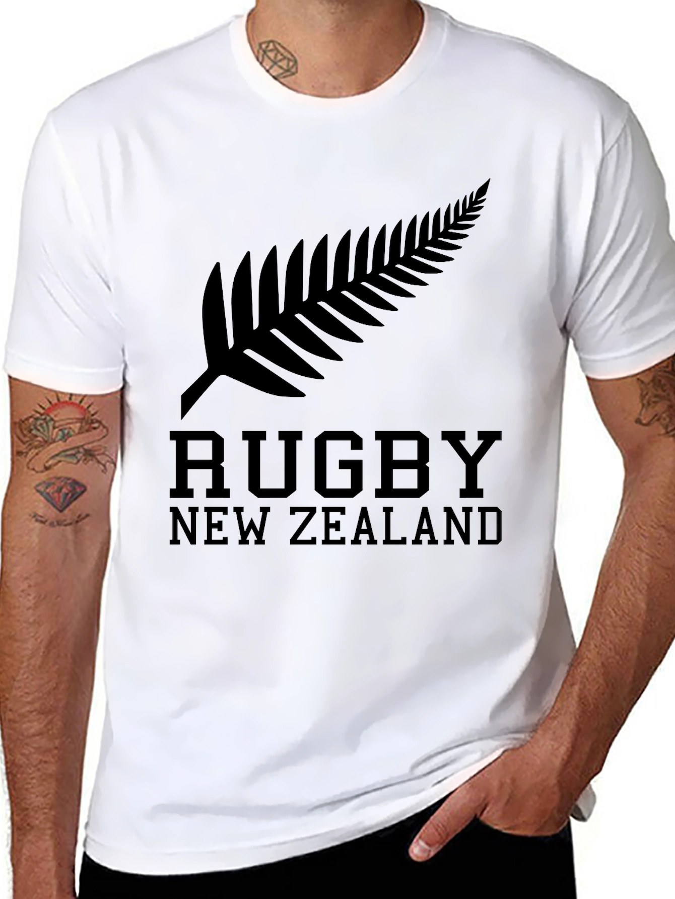 New Zealand Rugby Black T-Shirt