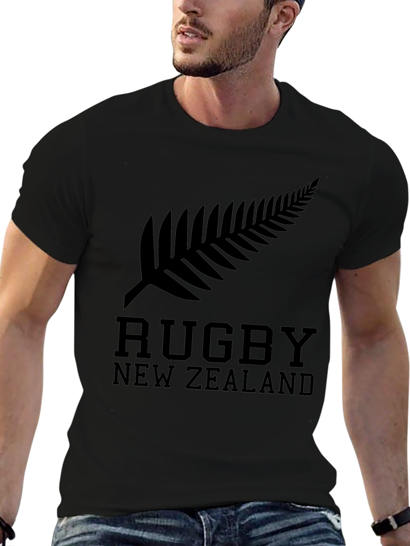 New Zealand Rugby Black T-Shirt