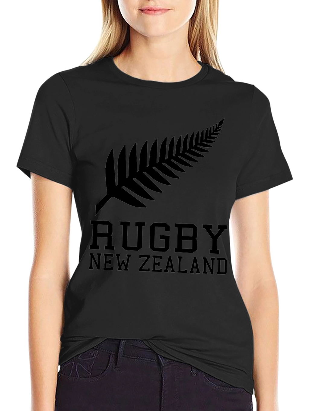 New Zealand Rugby Black T-Shirt