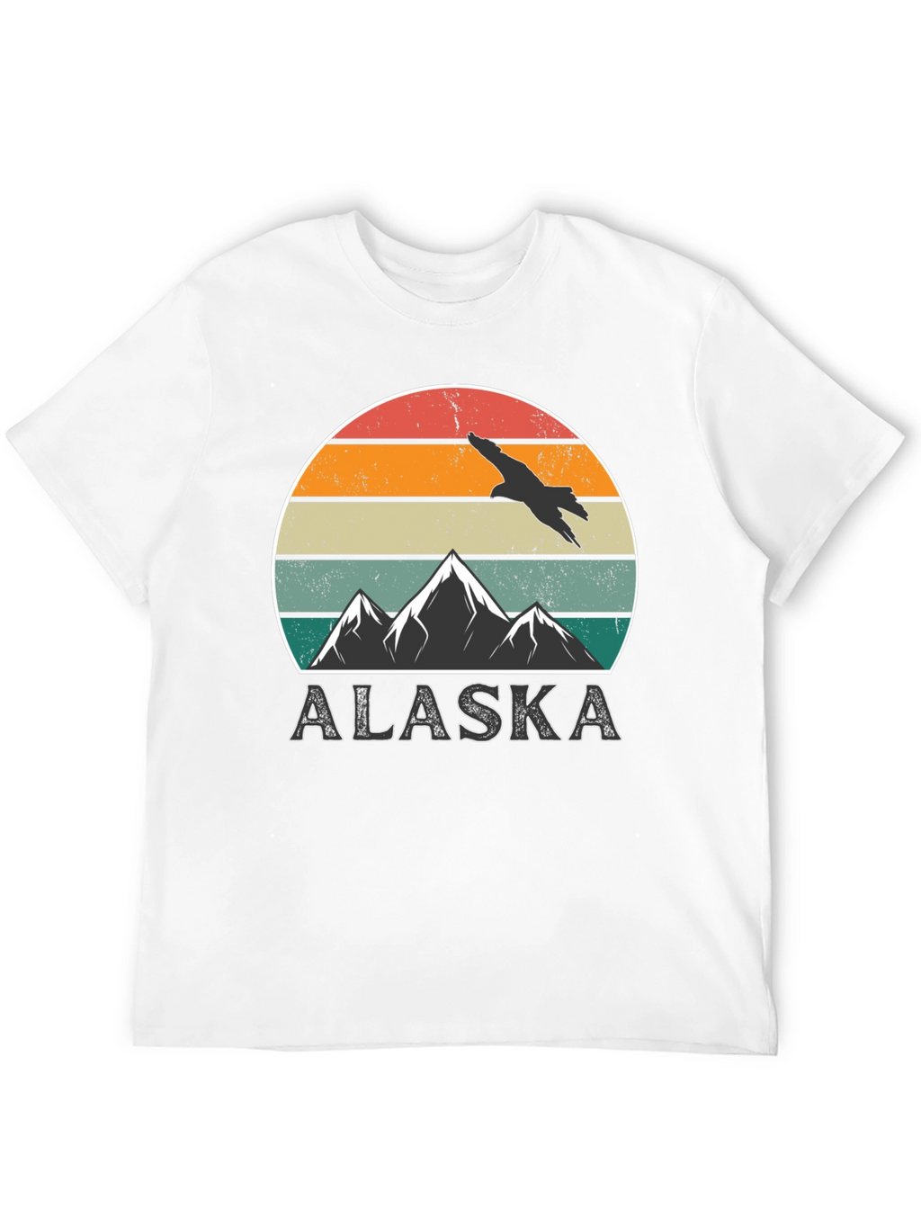 Alaska Mountain Sunset Graphic Tee