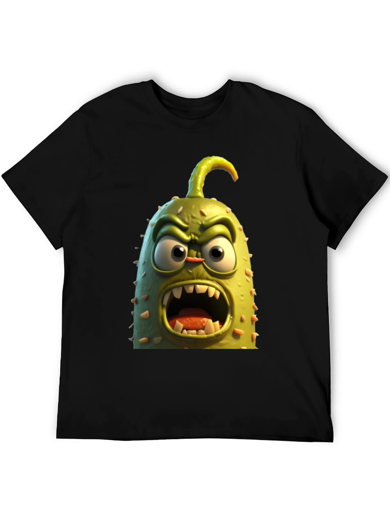 Funny Angry Cucumber T-Shirt