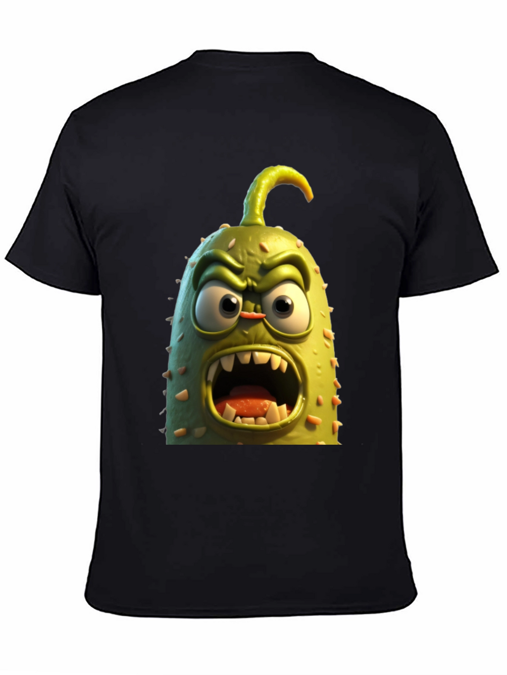 Funny Angry Cucumber T-Shirt