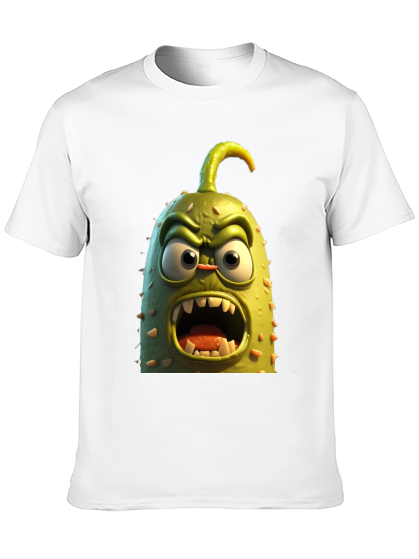 Funny Angry Cucumber T-Shirt