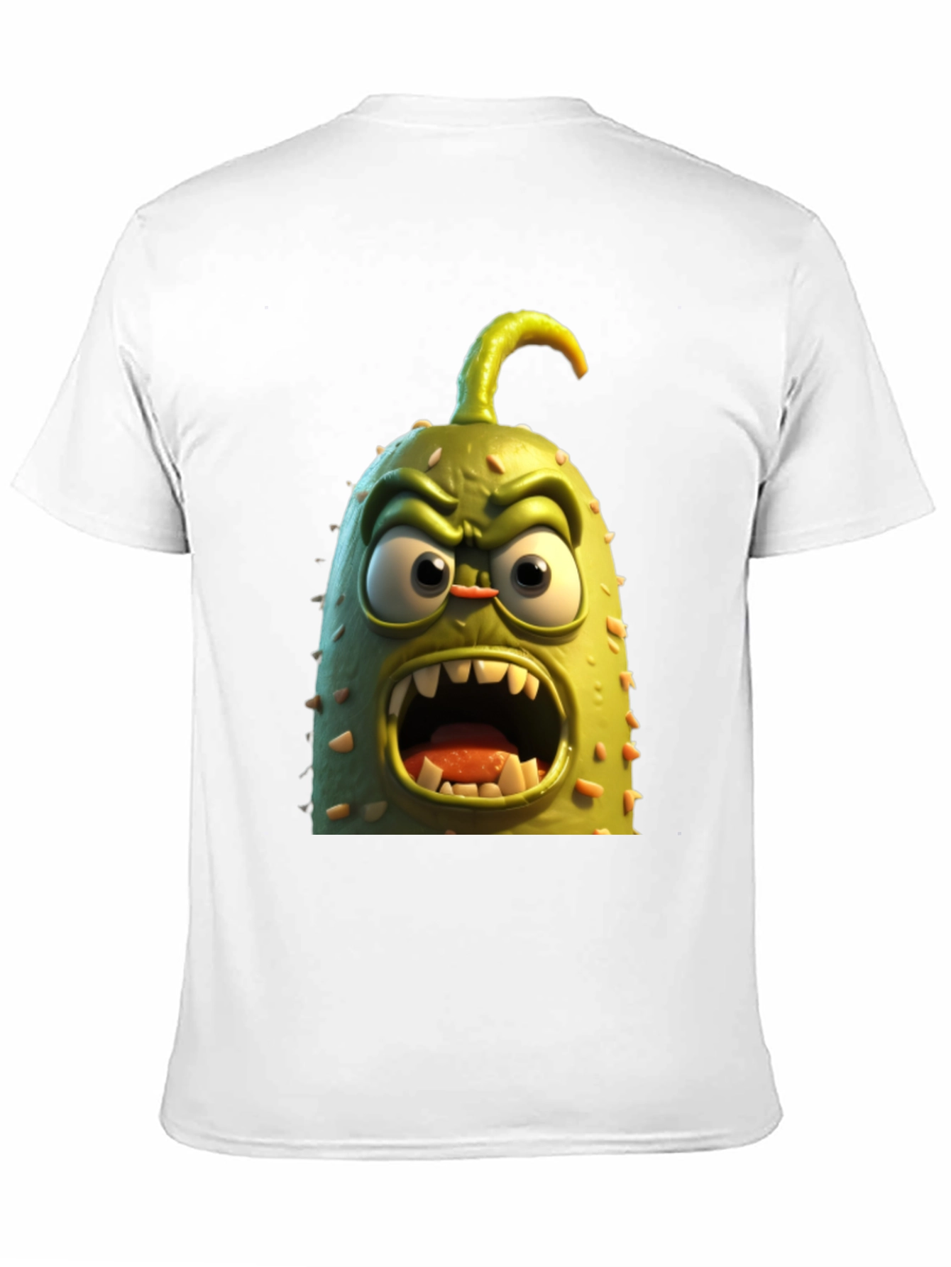 Funny Angry Cucumber T-Shirt