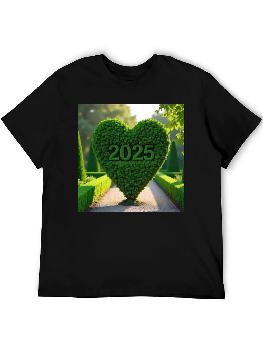 2025 Heart Bush T-Shirt Nature Lover Tee