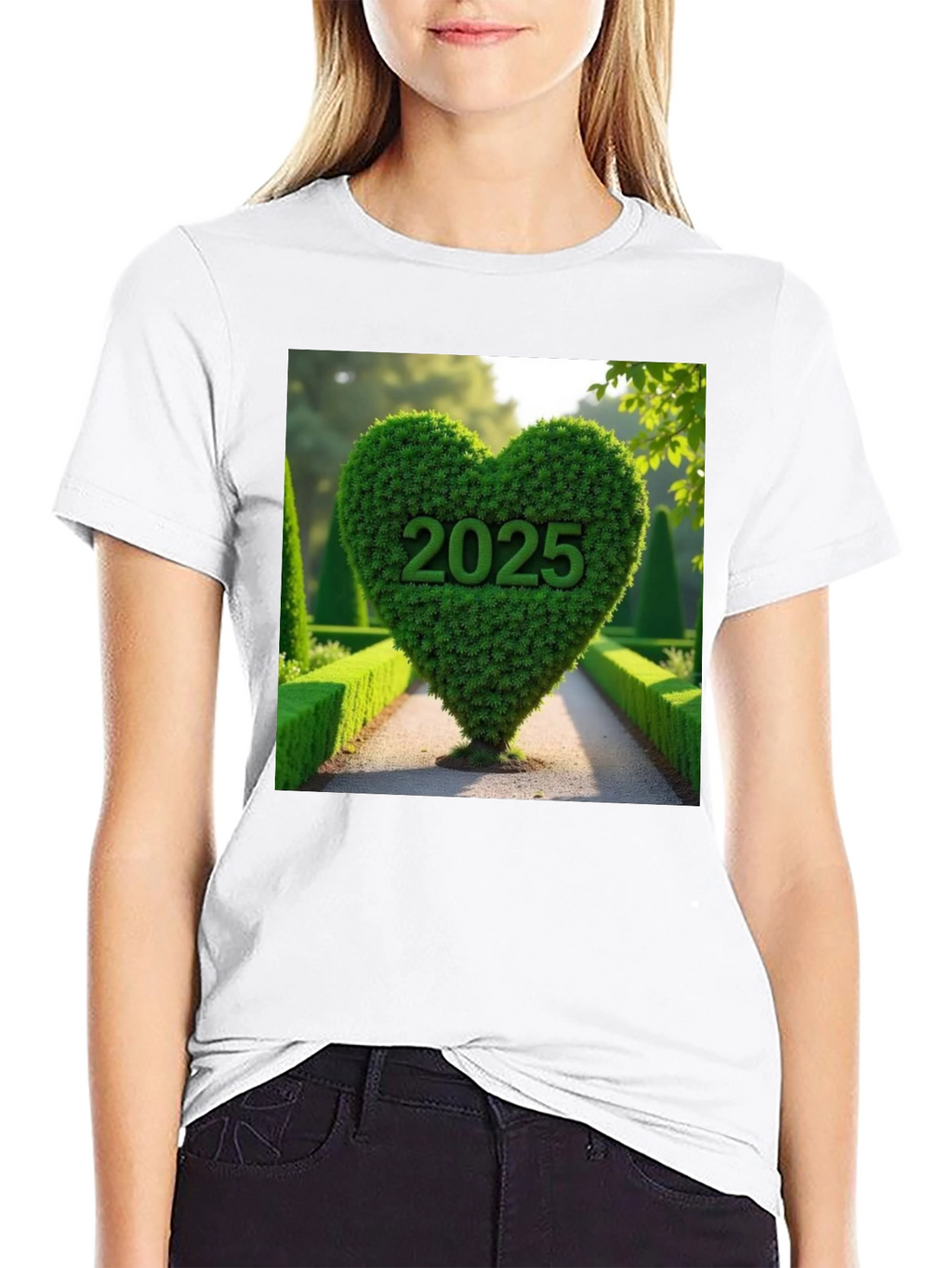 2025 Heart Bush T-Shirt Nature Lover Tee