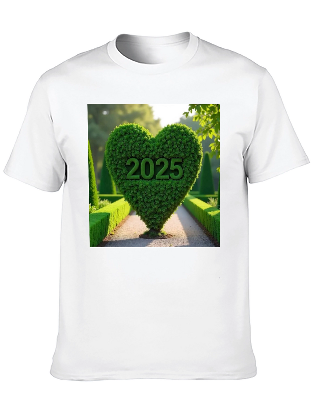 2025 Heart Bush T-Shirt Nature Lover Tee