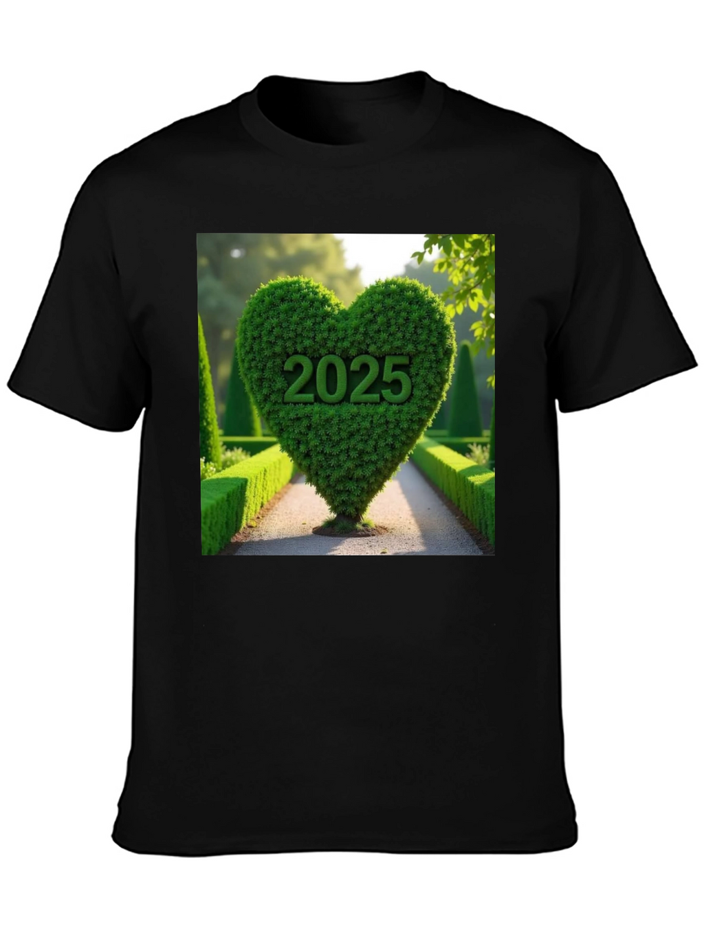 2025 Heart Bush T-Shirt Nature Lover Tee