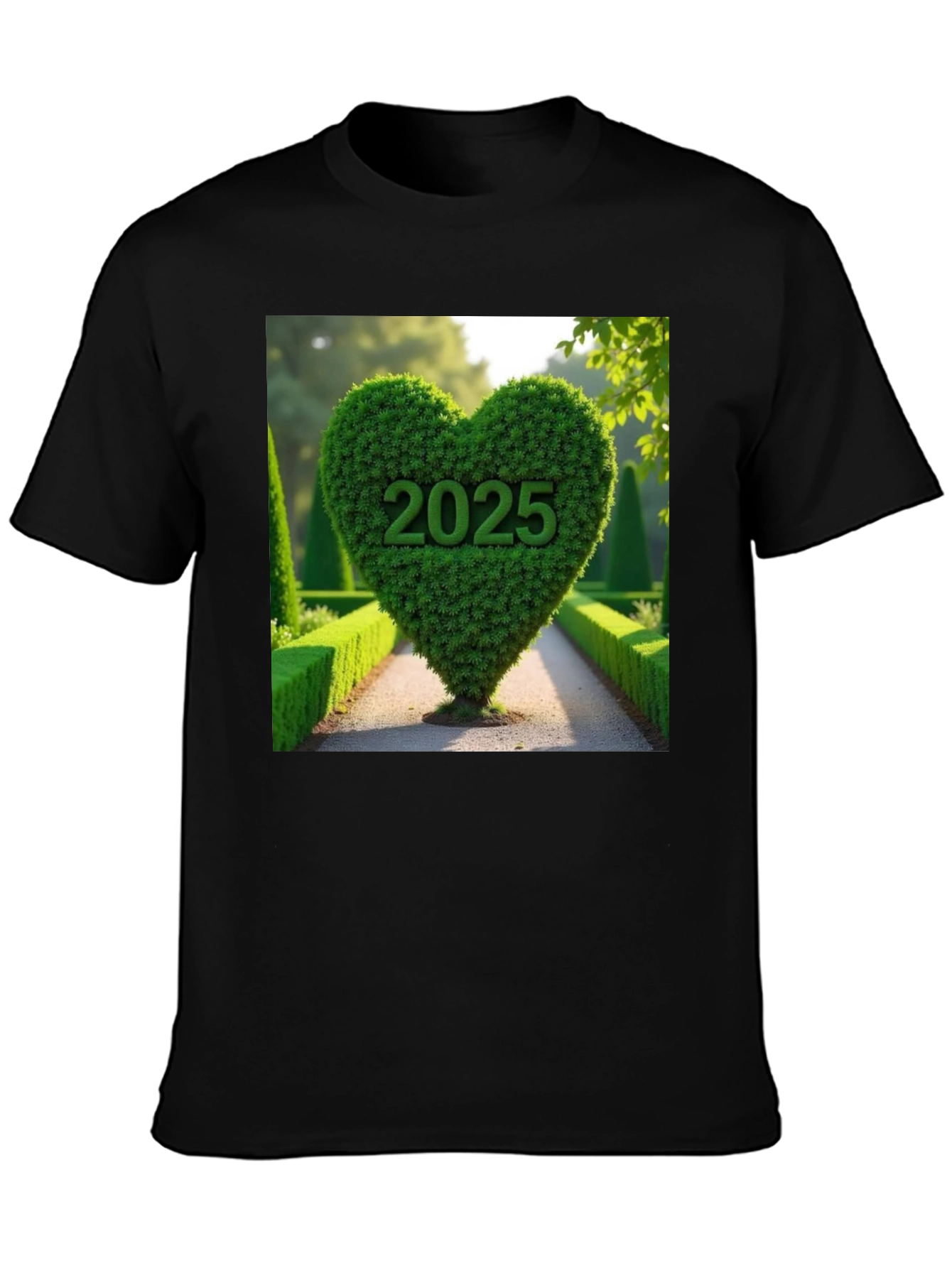 2025 Heart Bush T-Shirt Nature Lover Tee