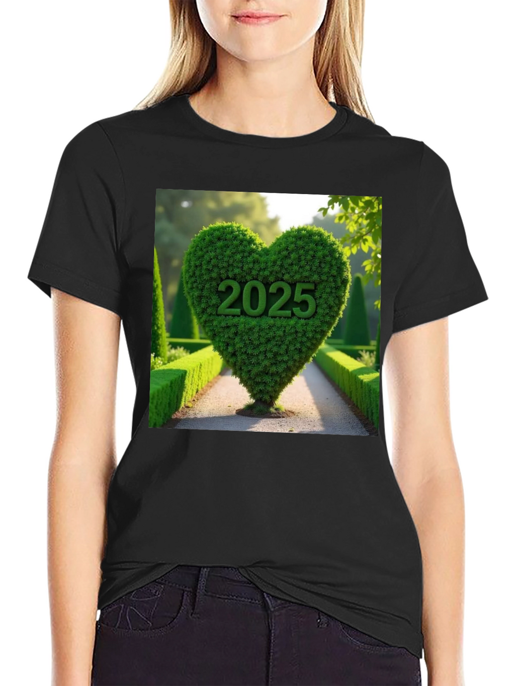 2025 Heart Bush T-Shirt Nature Lover Tee