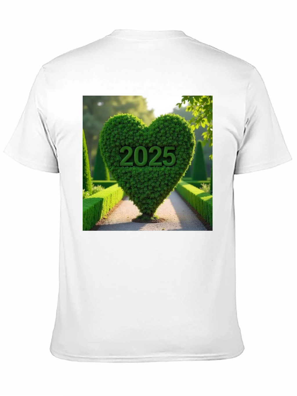 2025 Heart Bush T-Shirt Nature Lover Tee