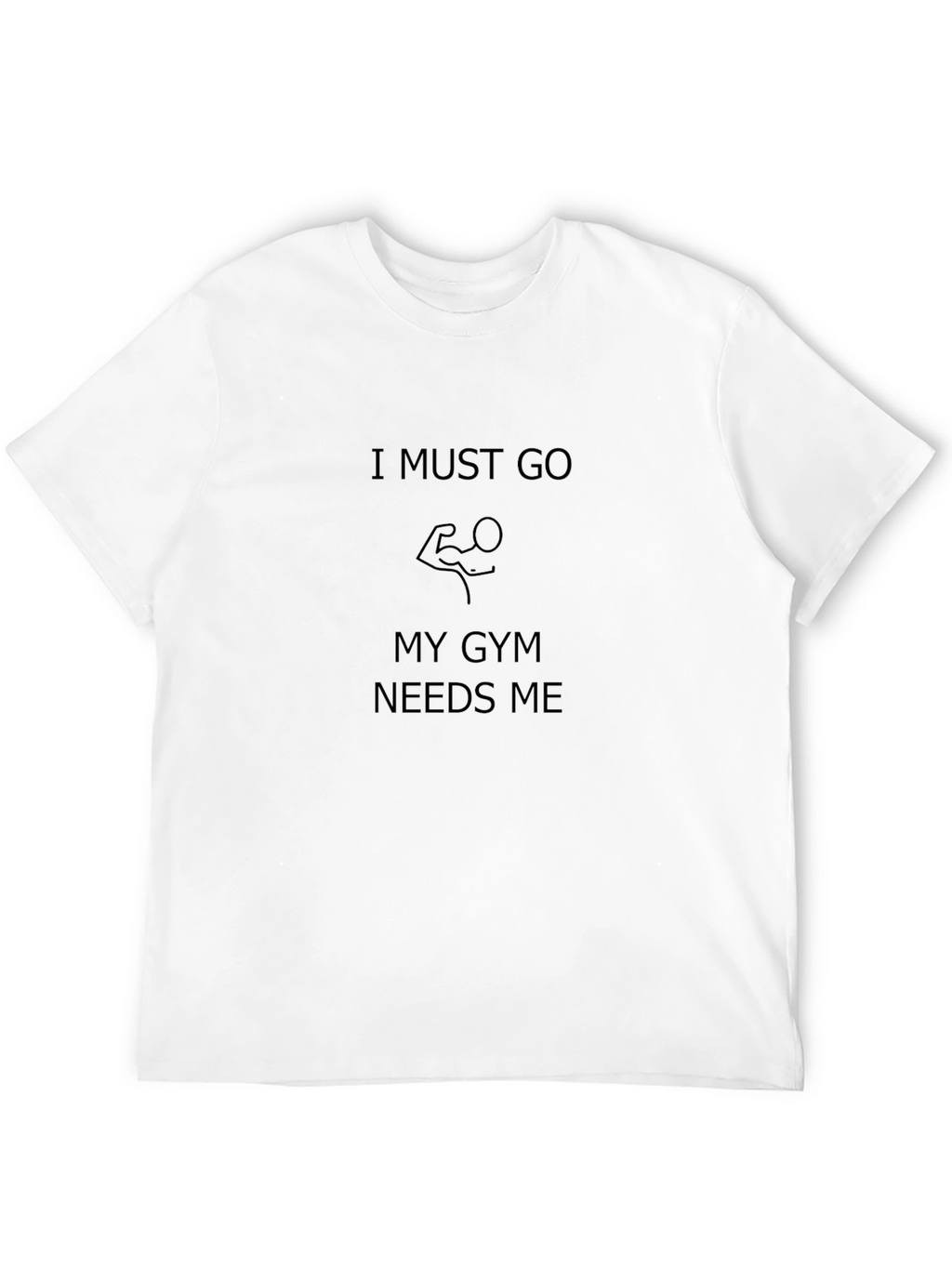 Gym Needs Me Black T-Shirt - Workout Motivation