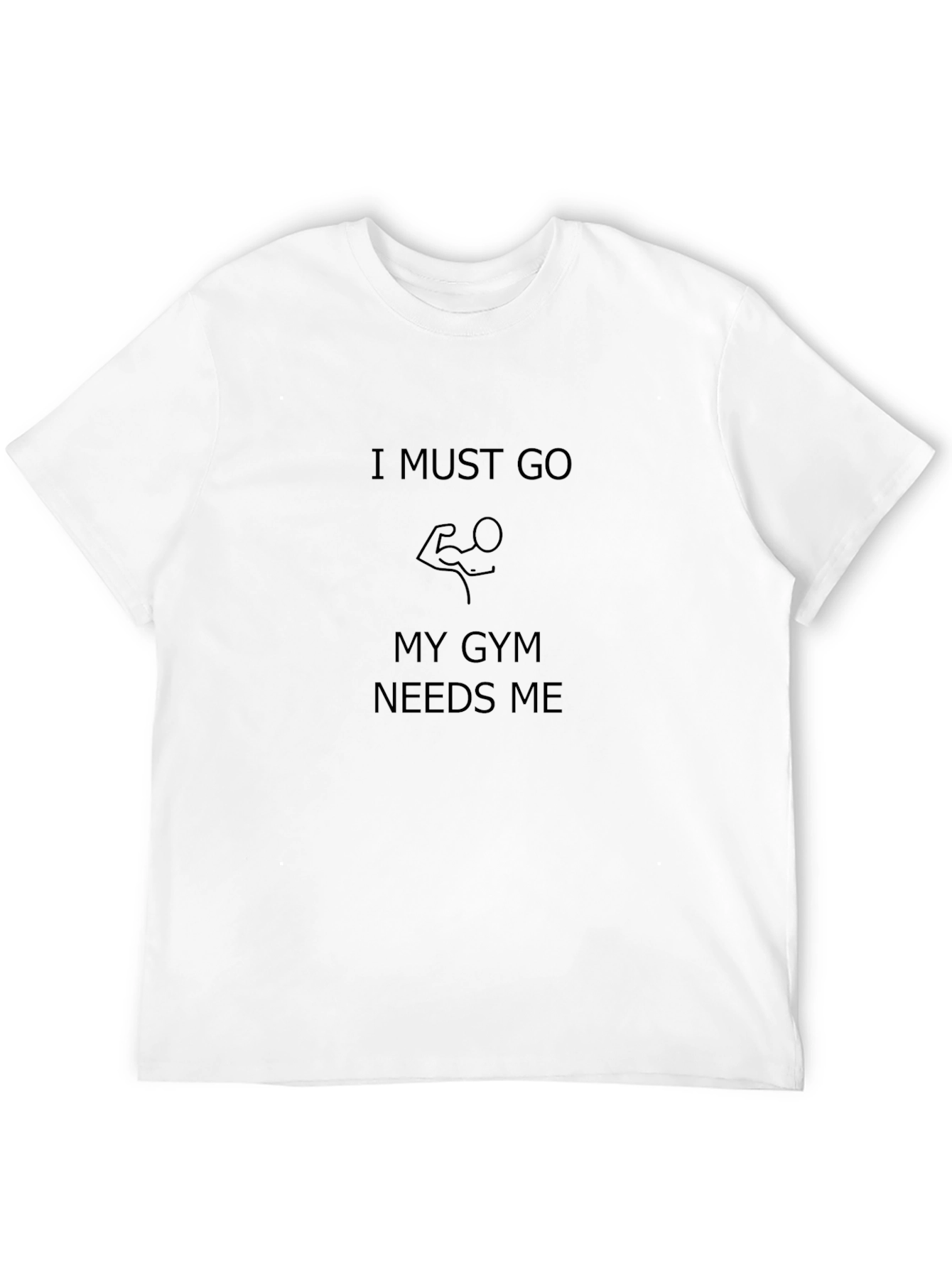 Gym Needs Me Black T-Shirt - Workout Motivation