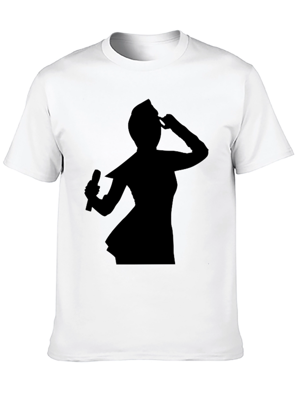 Silhouette Graphic T-Shirt - Black
