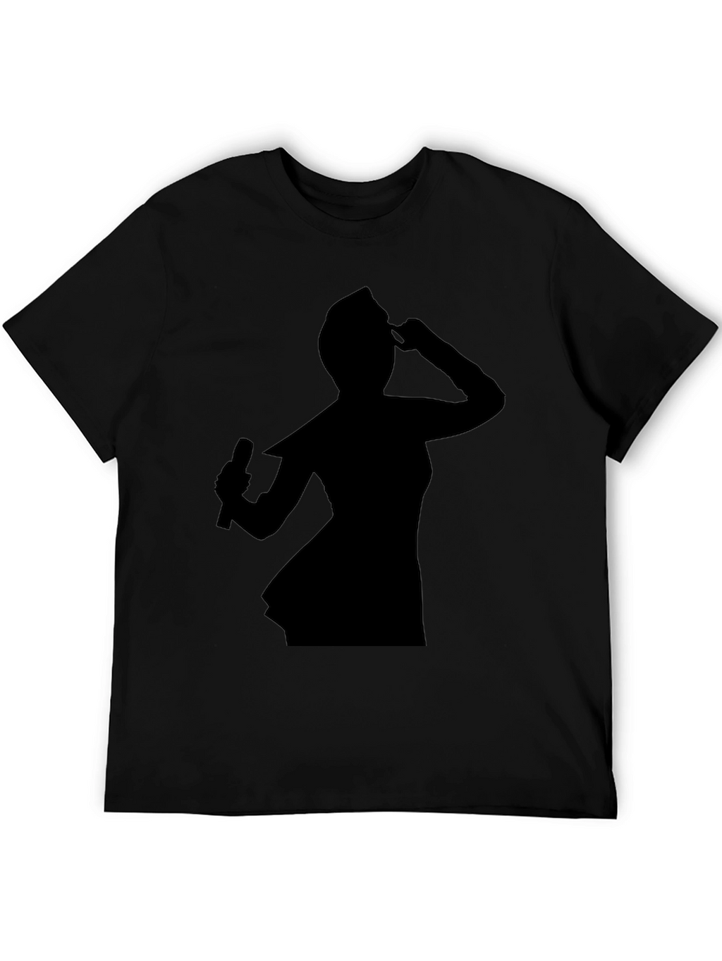Silhouette Graphic T-Shirt - Black