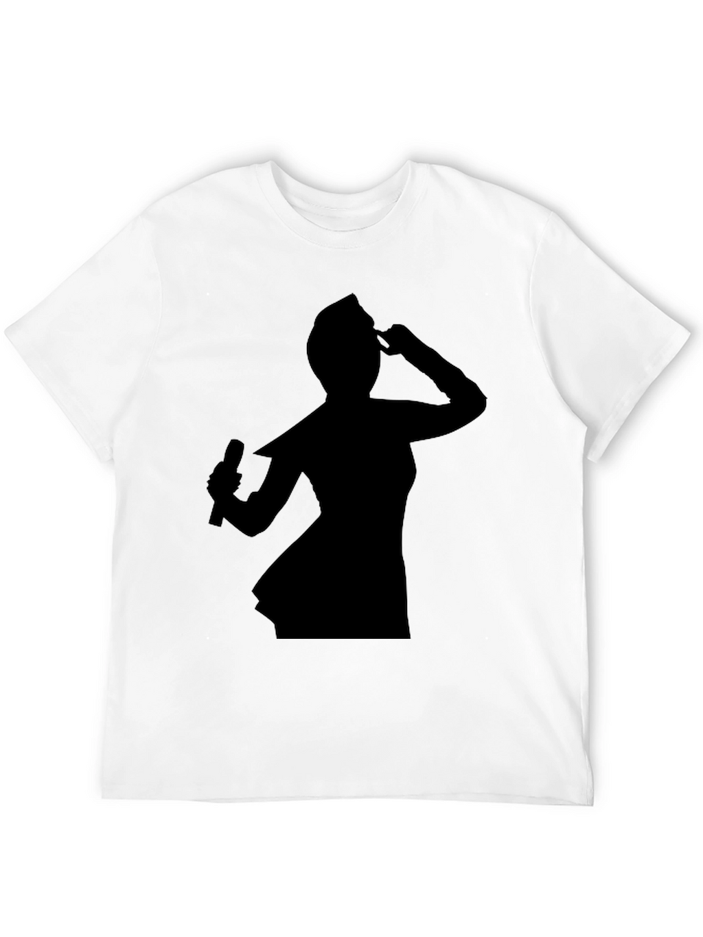 Silhouette Graphic T-Shirt - Black