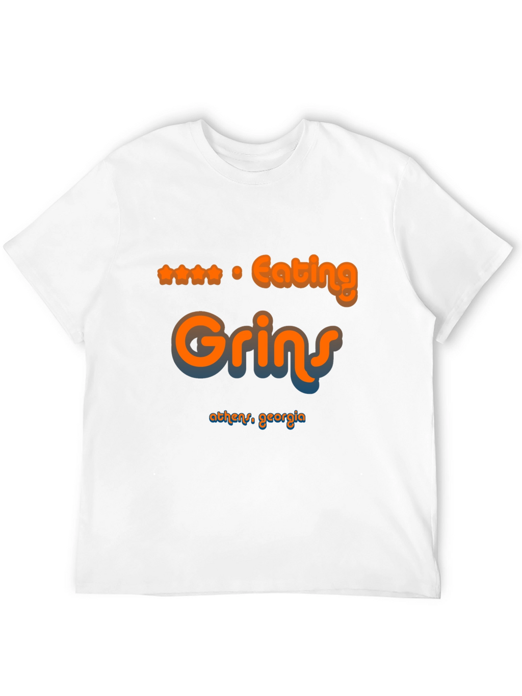 Eating Grins Athens Georgia Graphic T-Shirt