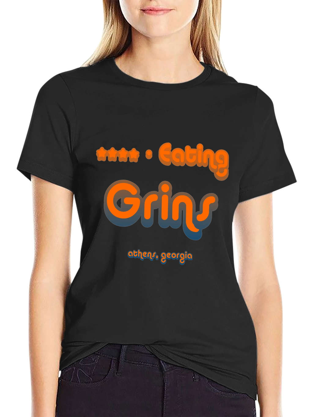 Eating Grins Athens Georgia Graphic T-Shirt