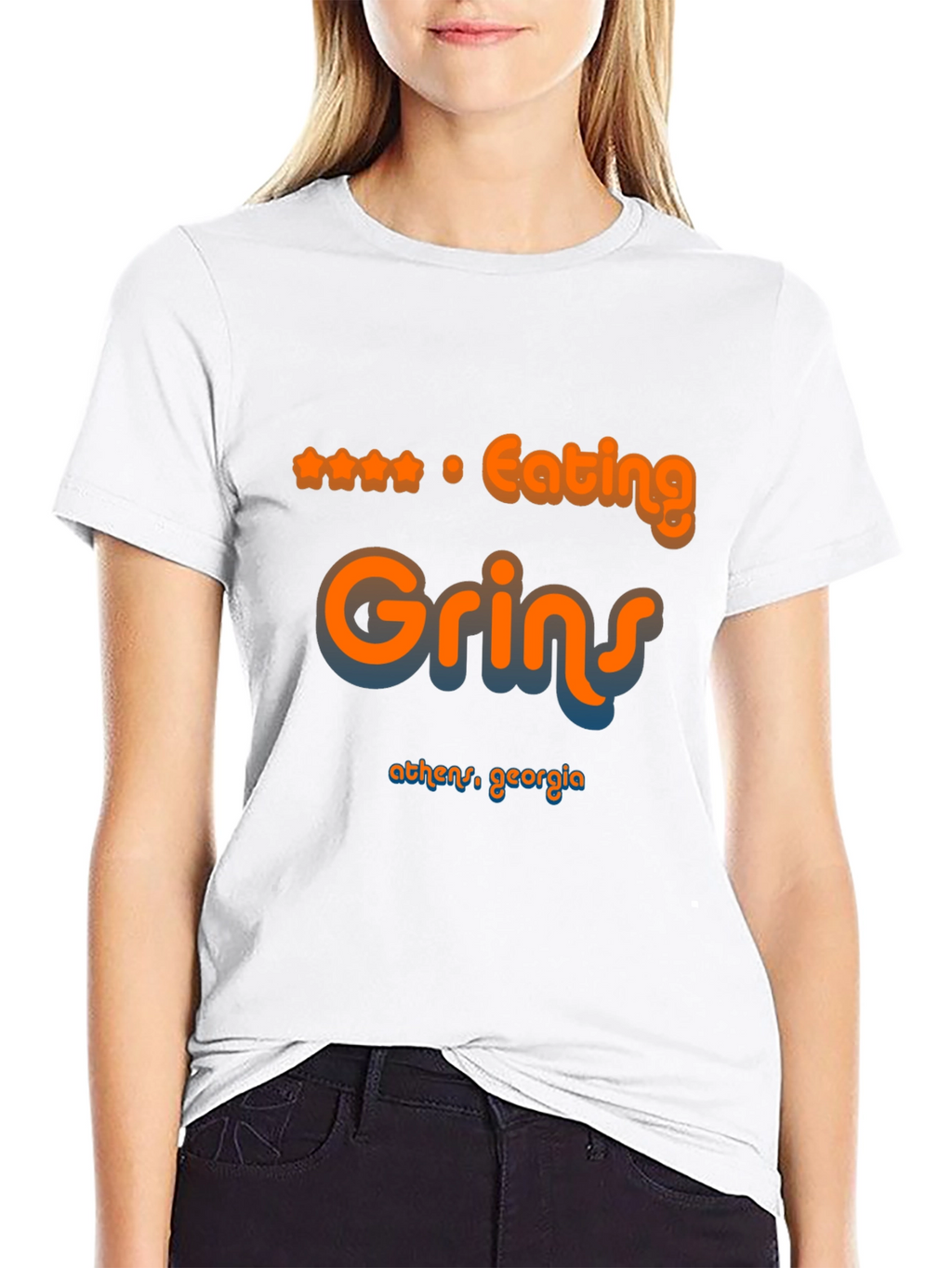 Eating Grins Athens Georgia Graphic T-Shirt